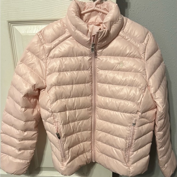 POLO Ralph Lauren girl’s quilted jacket, soft pink - Picture 2 of 5
